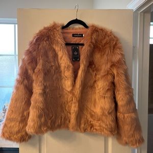 Puffer past pink jacket